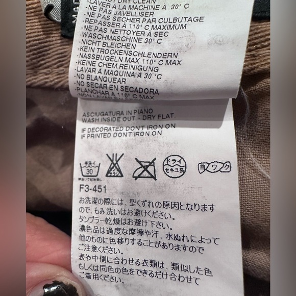 DSQUARED2 Brown Chinos Casual Wear women’s size 40 made in ITALY - Picture 12 of 15